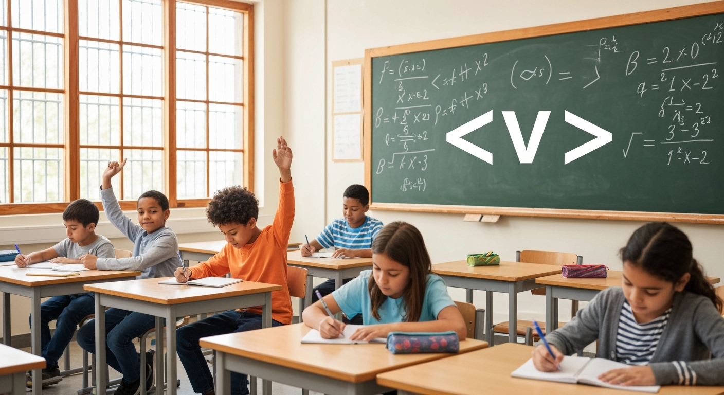 Znaki w matematyce mniejszy większy - jak rozumieć te symbole? 2